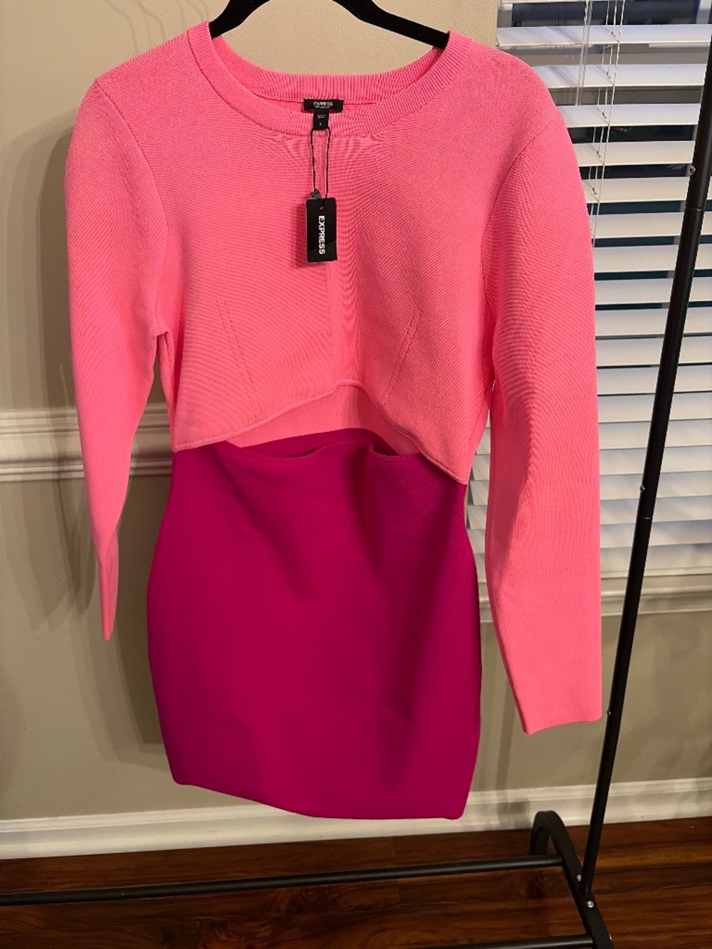 NWT Express Waist Cut-Out Dress